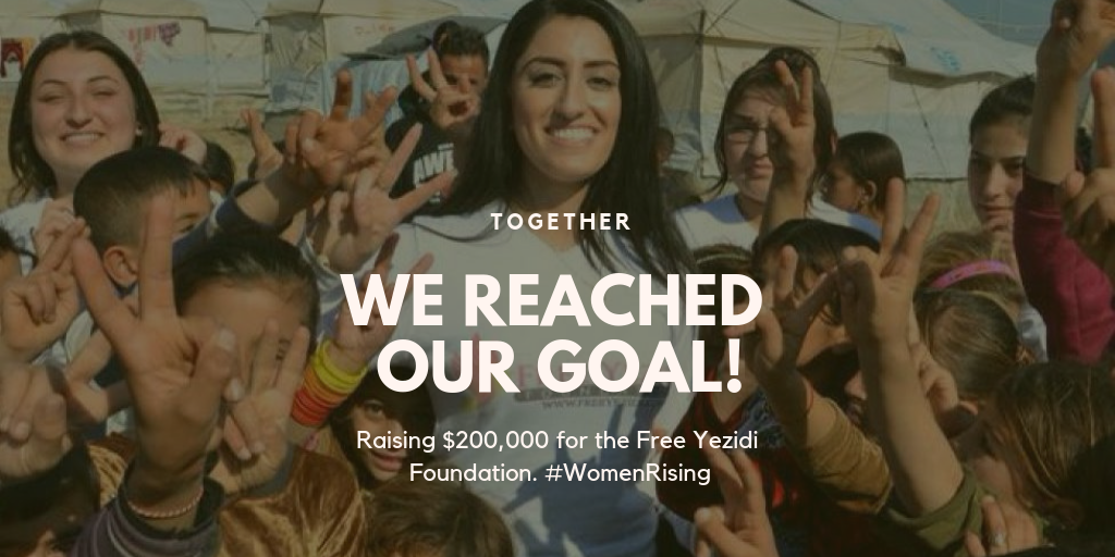 Free Yezidi Foundation - Goal Complete - Twitter